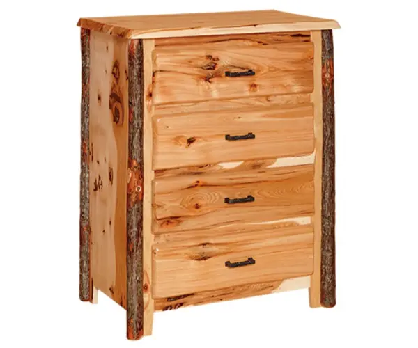 4 Drawer Chest Wavy Edge