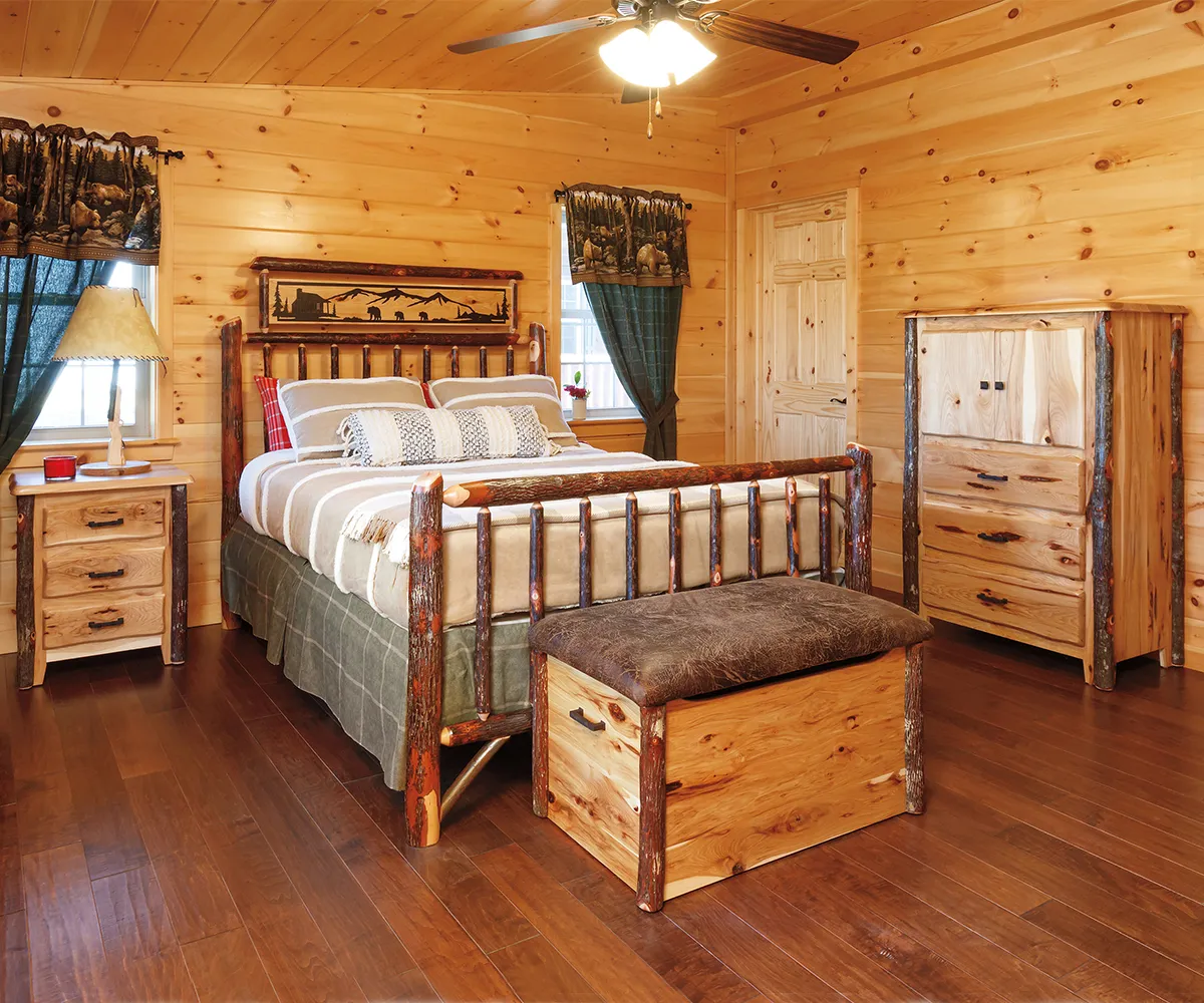Hickory Metal Art Bed - Image 2