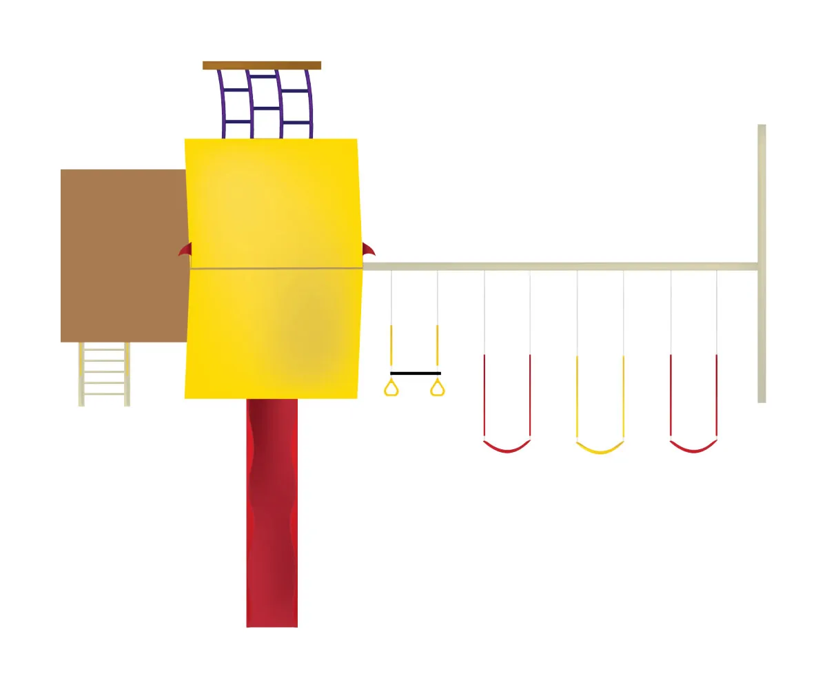 Outdoor Delight Deluxe Play Tower - Image 2