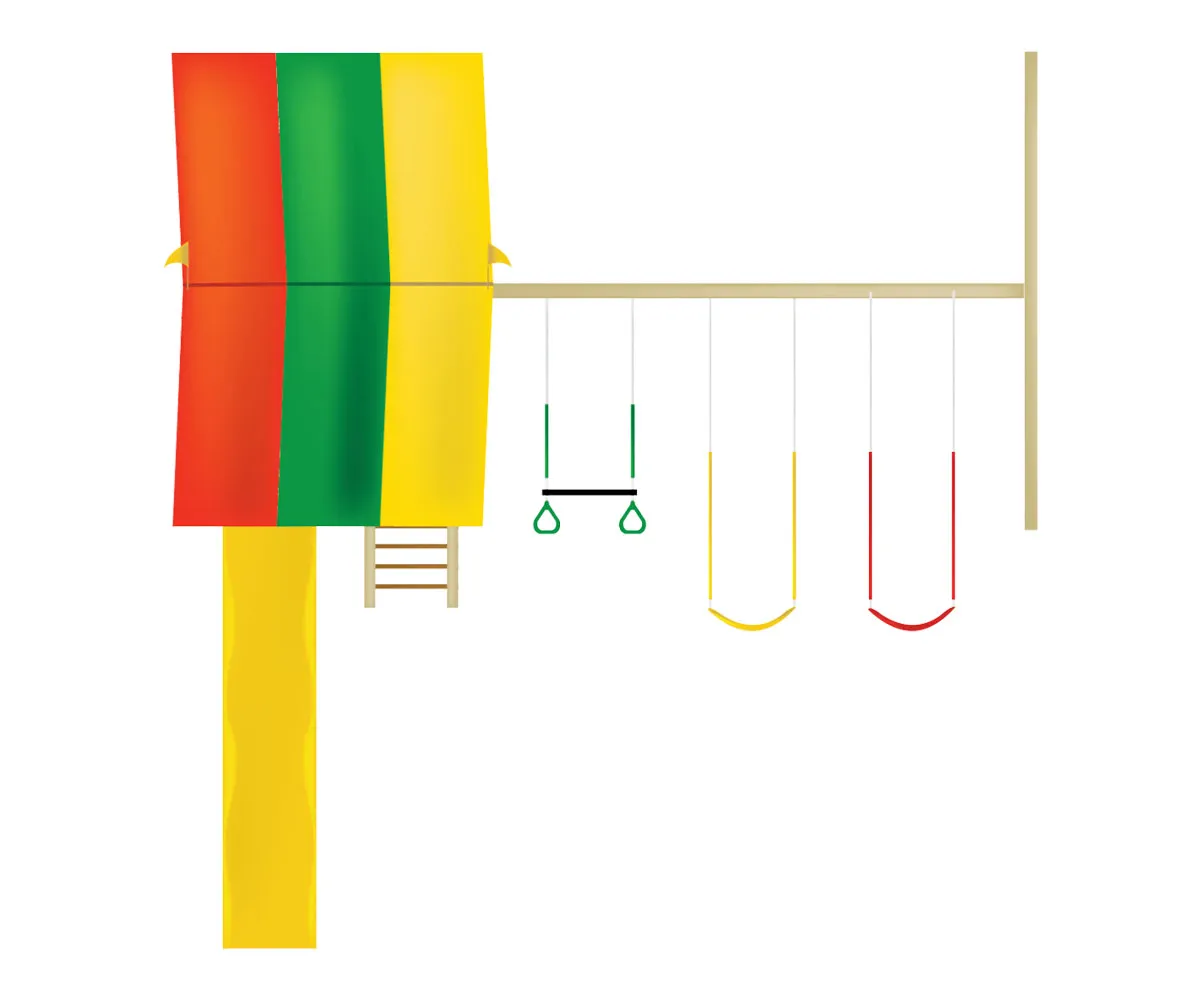 Friendly Retreat Swing Set - Image 2