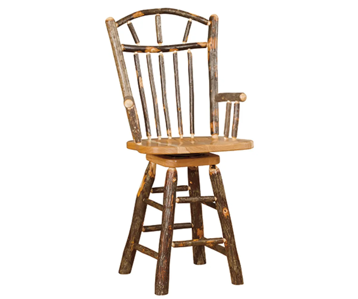 Wagon Wheel Barstool - Image 2