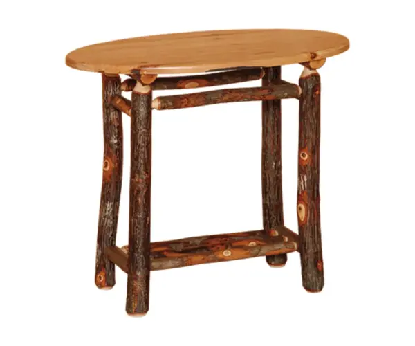 Oval End Table