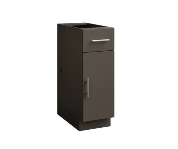 1 Drawer 1 Door Cabinet - 12"W