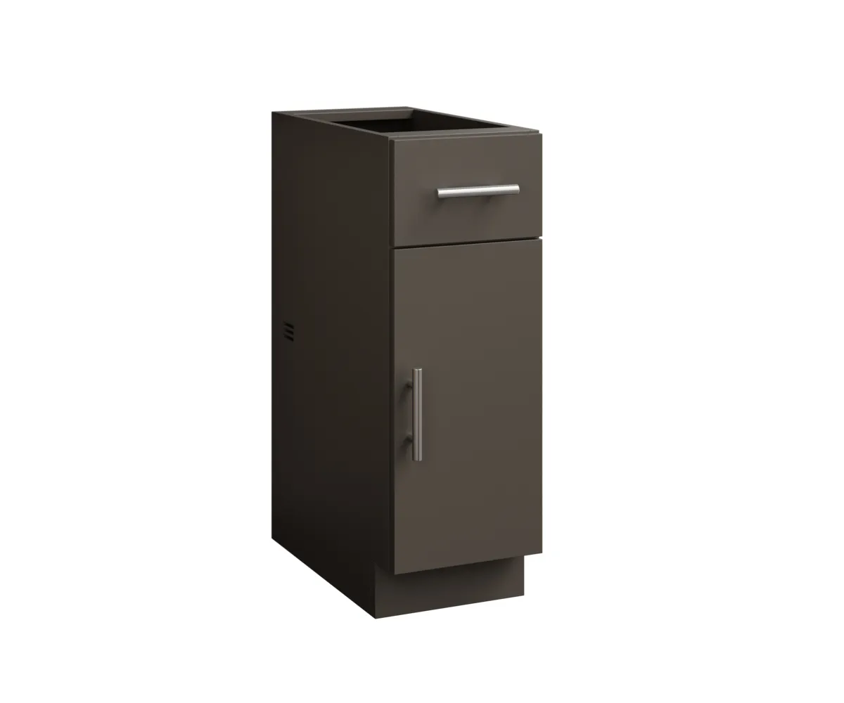 1 Drawer 1 Door Cabinet - 12"W