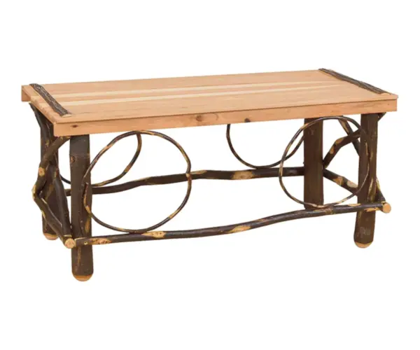 Slat Top Coffee Table