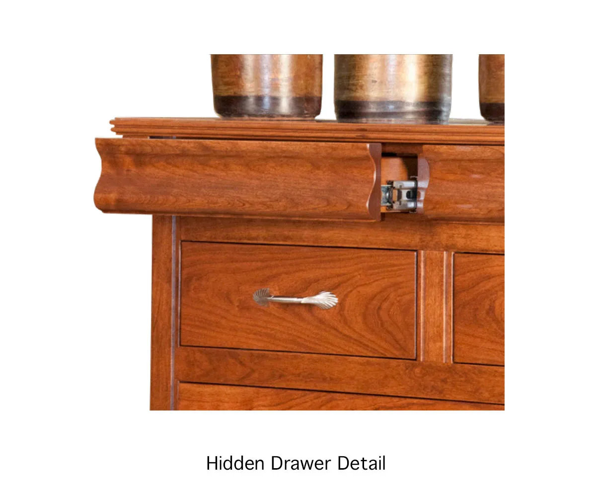 Heirloom Sleigh Nightstand - Image 2