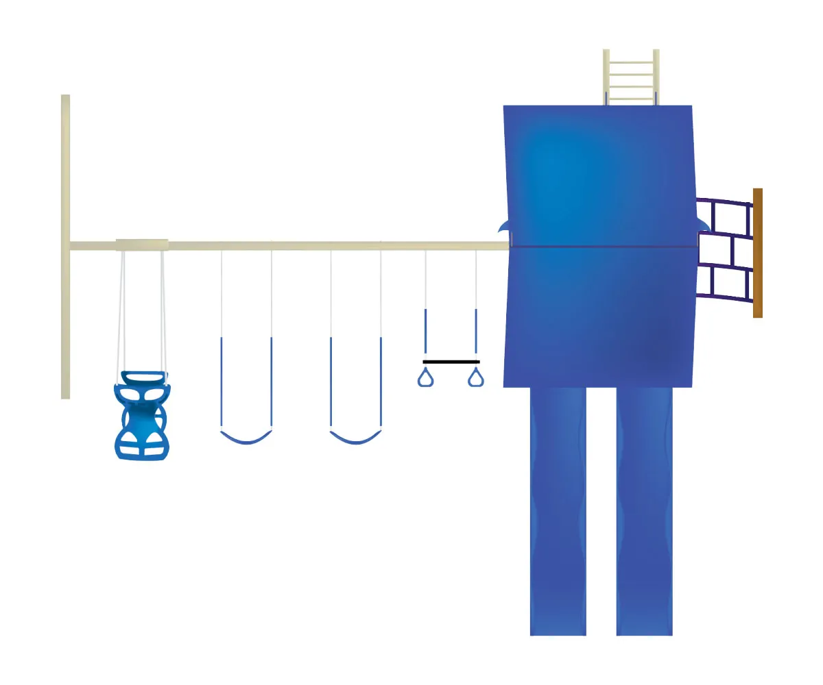 Classic Comfort Swing Set - Image 2