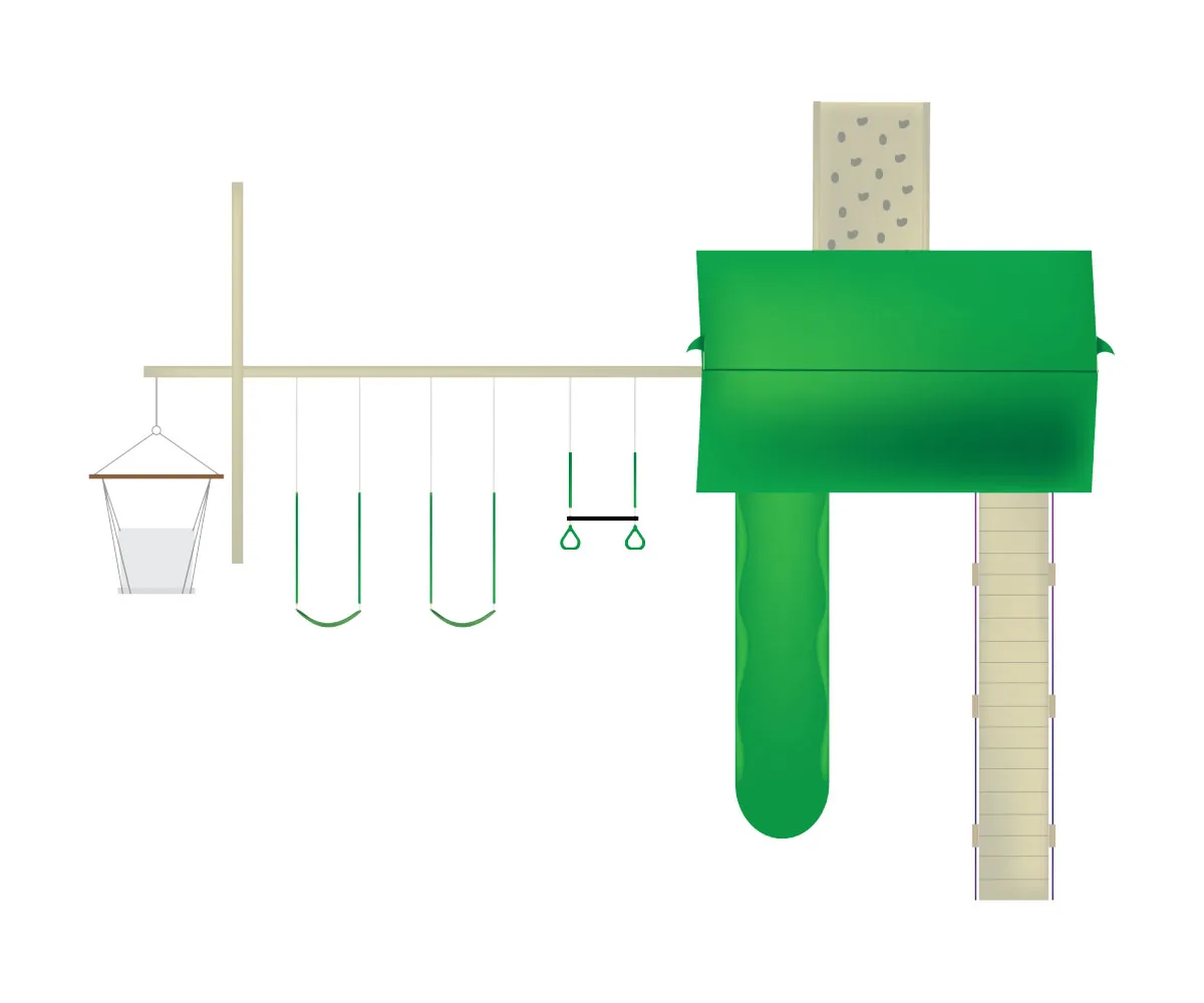 Prince's Exercise Station Swing Set - Image 2
